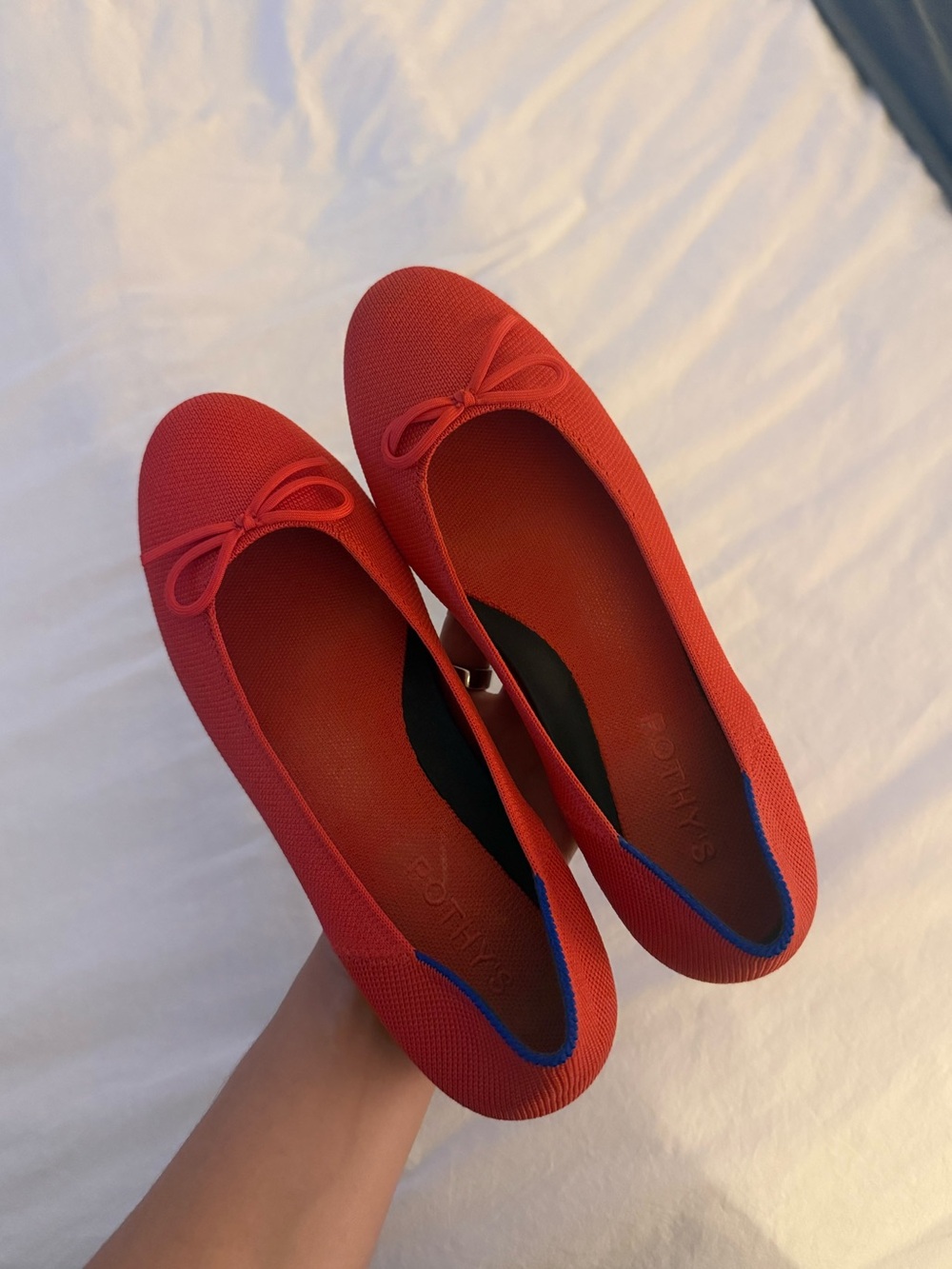Rothy’s Red Ballet Flats